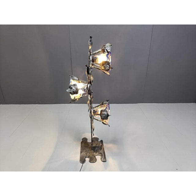 Brutalist Murano Glass Floor Lamp, 1970s For Sale - Image 13 of 15