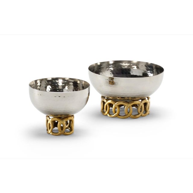 Contemporary Wildwood Celtic Rings Bowls, Set of 2 For Sale - Image 3 of 3