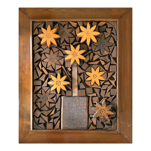 1970s Cappi Korean Layered Wall Panel Sculpture