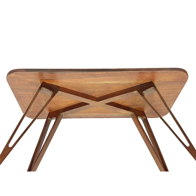 Mid-Century Modern Wood and Brass Coffee Table by Paolo Buffa, Italy, 1950s For Sale - Image 12 of 16