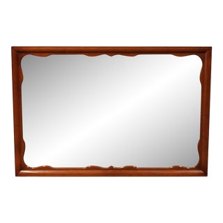 High End Vintage Solid Cherry Traditional Style 49" Dresser / Wall Mirror 301-4 For Sale