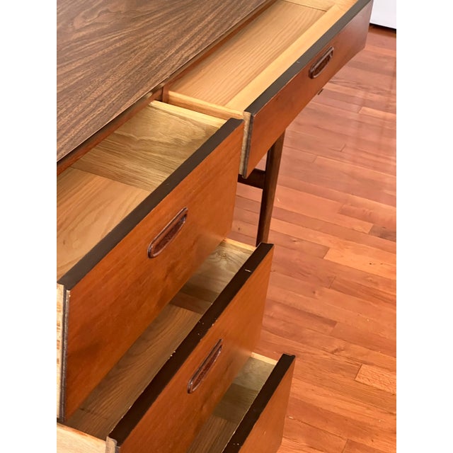 1960s Lane Walnut Desk For Sale - Image 10 of 12