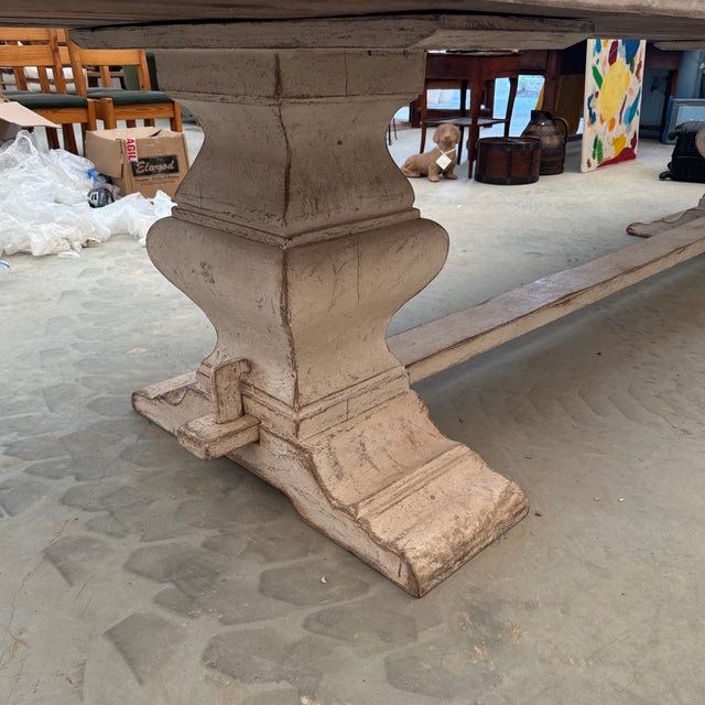 Italian Large 19th C Italian Wood Table For Sale - Image 3 of 5