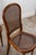 Set of 6 | French Louis XVI Style Dining Chairs With Hand Caned Seats + Backs With Fluted Legs (C. 1920) For Sale In Charleston - Image 6 of 10