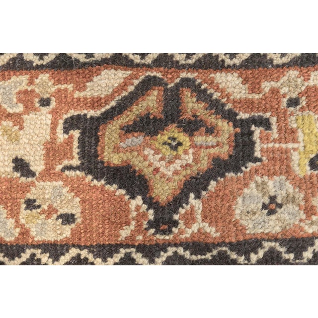 Persian Authentic 19th Century Sultanabad Handmade Wool Rug For Sale - Image 3 of 11