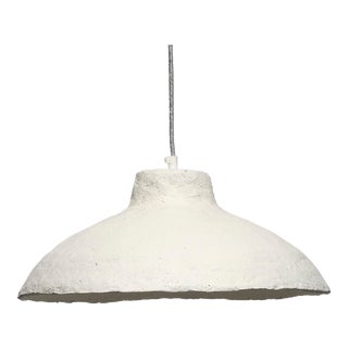 Lifestyle by JY Parchment Paper Mache Pendant For Sale