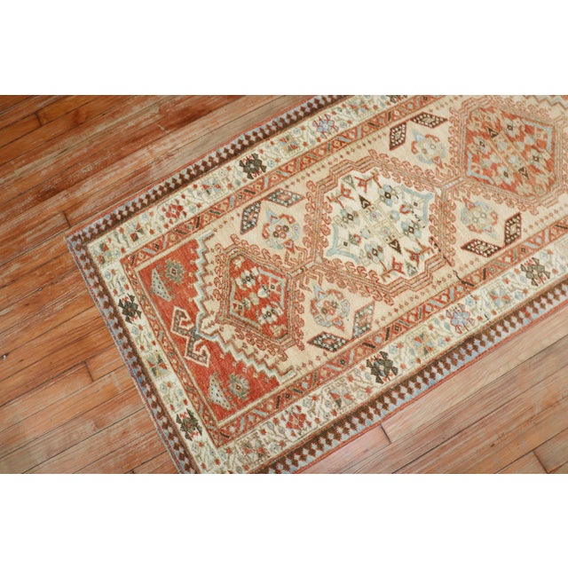 an early 20th century persian serab light scatter size rug Measures: 2'10'' x 5'5''