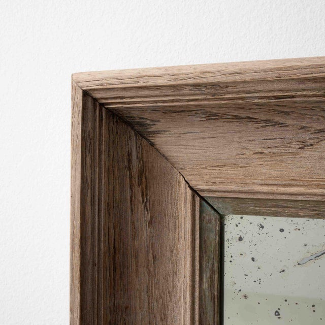 French 19th Century France Red Wood Mirror For Sale - Image 3 of 8