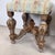 Pair of Vintage Louis XVI–Style Upholstered Footstools With Gilt Carved Bases For Sale - Image 10 of 12