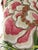 Contemporary Thibaut Peony Garden Hand Printed Tasseled Linen Pillows/a Pair For Sale - Image 3 of 10