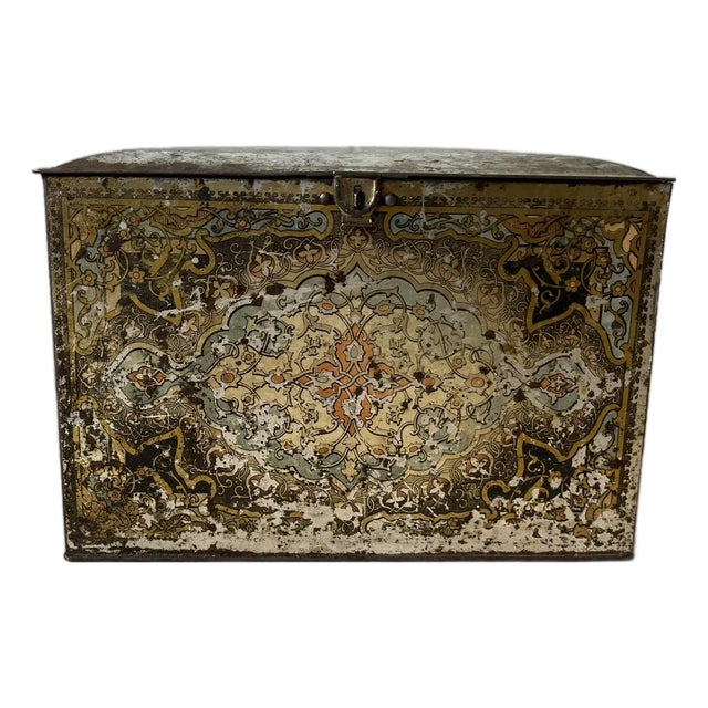 Antique Tin Biscuit Box by by h.j. Heinz 57 Company For Sale