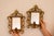 Gold Swedish Brass Sconces with Mirror, Set of 2 For Sale - Image 8 of 9
