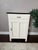 Antique Early 1900s White Painted Small Cabinet With Enamel Metal Top For Sale In Houston - Image 6 of 11