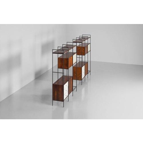 MF-710 Bookcases by Geraldo De Barros, 1955, Set of 2 For Sale - Image 12 of 18