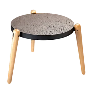 Marble, Steel and Wood Tris Coffee Table by Luca Maci for Kimano