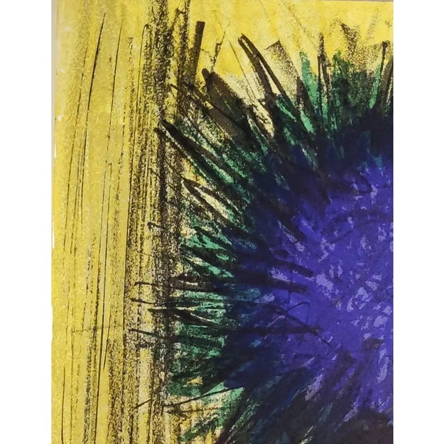 Bernard Buffet, Lila Bouquet, 1968, Lithograph For Sale - Image 4 of 6