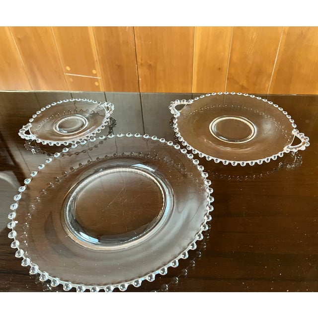 Vintage Imperial Candlewick Platters - Set of Three For Sale In Saint Louis - Image 6 of 7