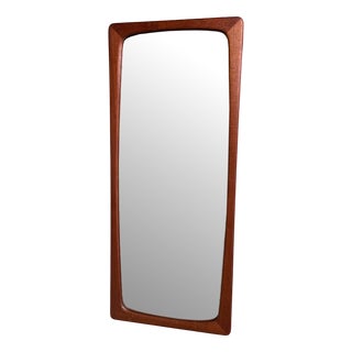 Modernist Rectangular Wall Mirror in Teak, Germany, 1959 For Sale