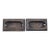 Pair of Vintage 3.25 In. Black Steel Window Sash Lifts For Sale