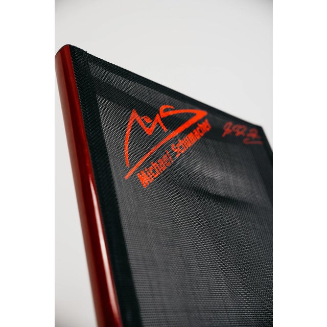 F1 Memorabilia Folding Chairs in tribute of Michael Schumacher, 2000s, Set of 2 For Sale - Image 11 of 12