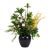 Sculptural Magnolia + Forsythia Silk Botanical Arrangement For Sale