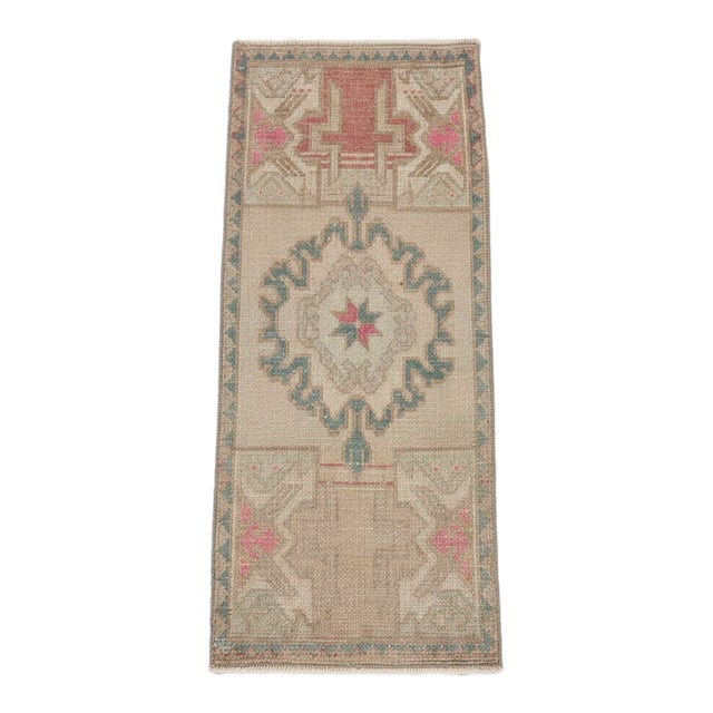 Turkish Yastik Rug 1'6" x 3'6" For Sale