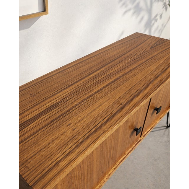 Vintage Teak Lowboard from MDK, Belgium, 1960s For Sale - Image 9 of 10