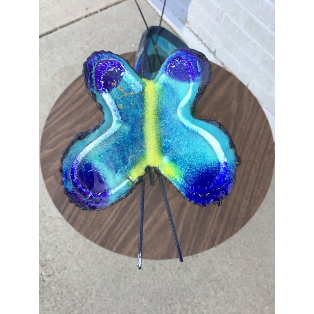 1960s Curtis Jeré Trio of Enamel and Metal Butterflies, Mid-Century Modern - Set of 4 For Sale - Image 5 of 11