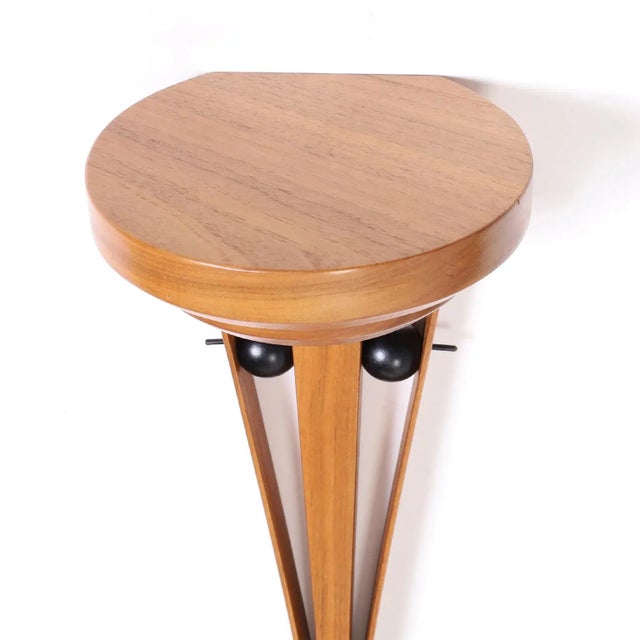 Early 21st Century Pair of Post Modern Wood Wall Brackets For Sale - Image 5 of 9