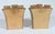 Regency Geometry: A Pair of Diced Caneware Bough Pots For Sale In Philadelphia - Image 6 of 12