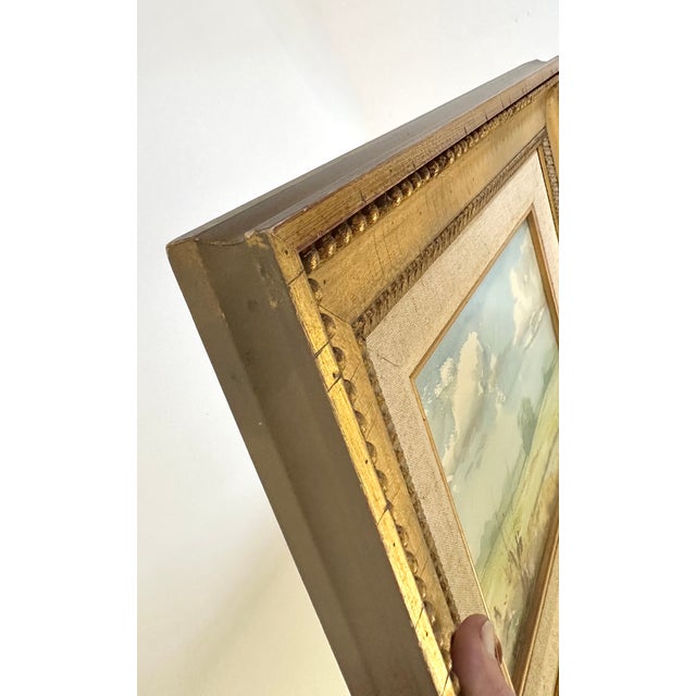 Green 1970s Imogene Ragon Scenic Watercolor Painting Arkansas Plein Air Artist For Sale - Image 8 of 12