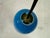 Glass Italian Long Blue Glass Pendant, 1960s For Sale - Image 7 of 9