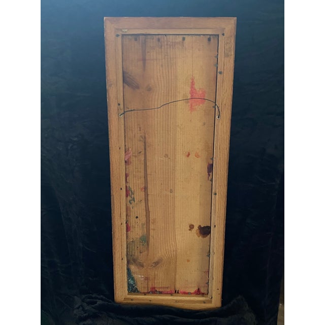 Mid Century Modern Expressionism Portrait Painting by Narinko. For Sale - Image 10 of 10