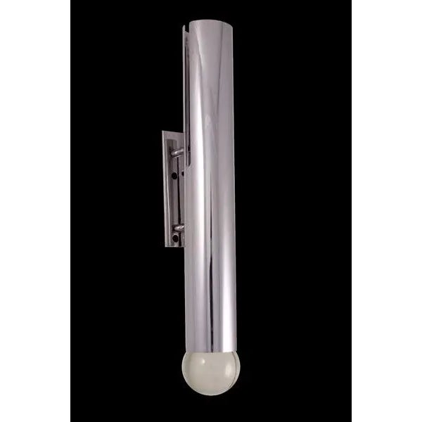 Contemporary Moda Sconce in Silver Finish For Sale - Image 3 of 3