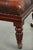 Large Chesterfield Ottoman in Brown Cowhide Leather For Sale - Image 10 of 12