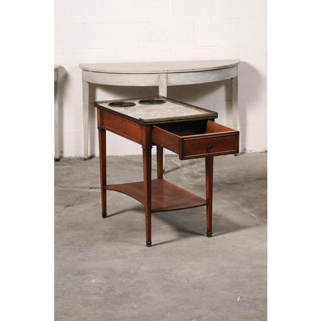 French 19th Century Marble Top Rafraîchissoir From France For Sale - Image 3 of 16