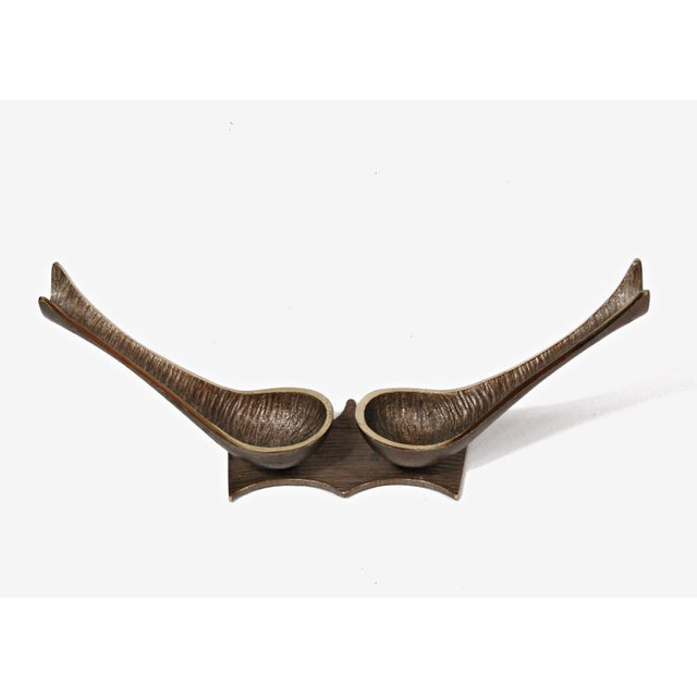 Walter Bosse Austrian Mid 20th Century Double Pipe Holder For Sale - Image 13 of 14