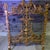 Antique French Louis XVI Heavy Ormolu Spark Guard, Featuring an Ornate Gilt Frame With Classical Motifs and Blackened Mesh. . For Sale - Image 4 of 8