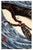 Japanese Whale Triptych, Kuniyoshi Ocean Scene, Coastal Nautical Art Print Set of 3, 24" × 36" For Sale - Image 4 of 10