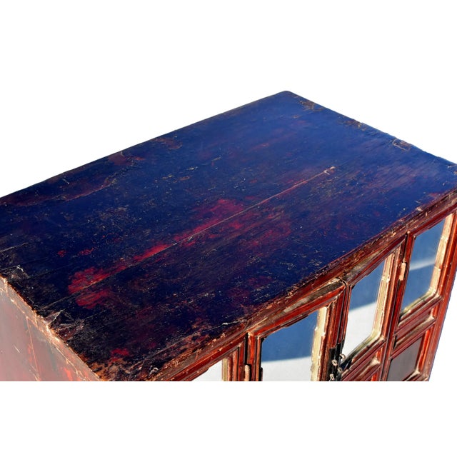 Antique Mirrored Vanity Kang Chest For Sale In Los Angeles - Image 6 of 12