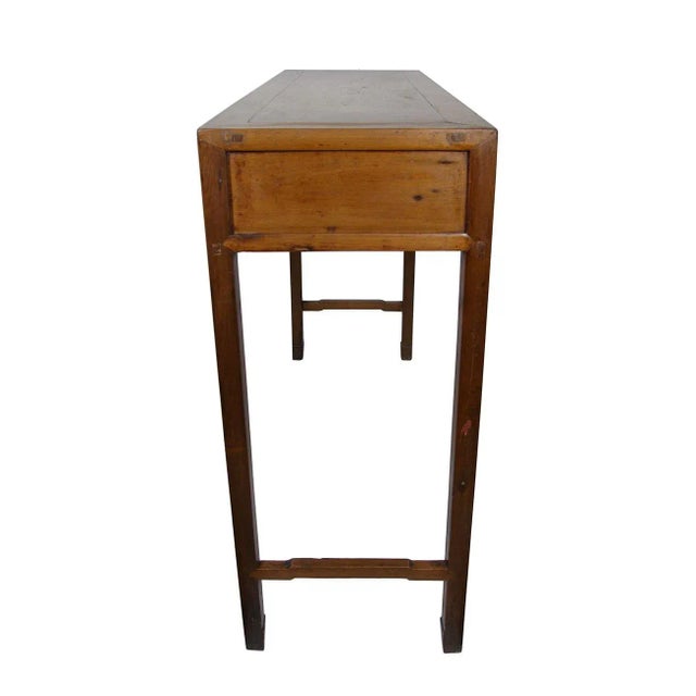 19th Century Antique Chinese Open Carved Altar/Sofa Table, Console For Sale - Image 10 of 11