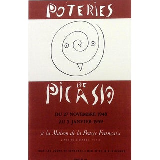 1950s 'Poteries De Picasso' Lithograph by Pablo Picasso For Sale