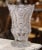 This elegant antique cut-crystal vase offers substantial proportions and brilliant decorative detail. Crafted in France...