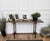 Beautiful Italian rustic country wooden console table, with trestle style legs in original aged natural color giving the...