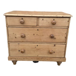 19th Century Pine Chest of Drawers For Sale