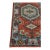 2.6x16Ft. Brunt Orange Light Blue Persian Design Inspired Hand Knotted Wool Runner Rug For Sale