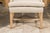 1920s English Upholstered Stool with Slightly Raised Back For Sale - Image 9 of 12