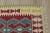 1960s Turkish Geometric Red and Blue Hand Knotted Kilim Rug For Sale - Image 4 of 13
