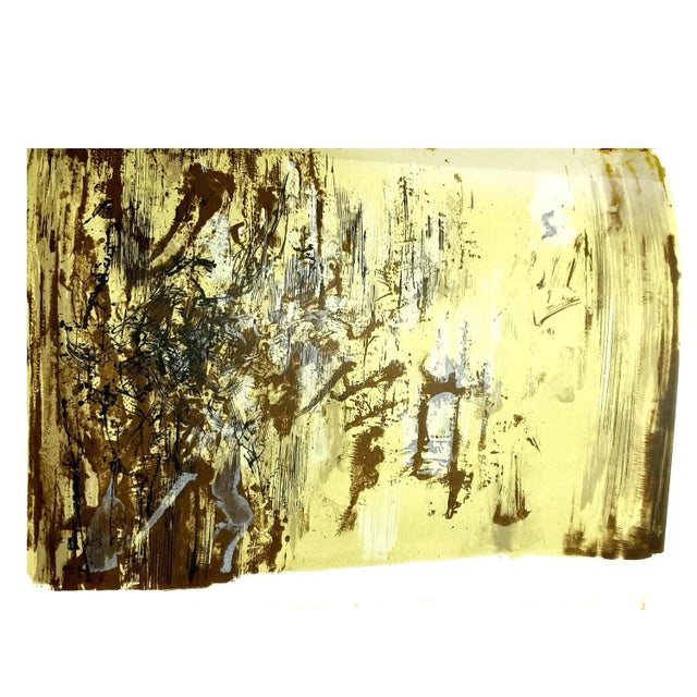 Zao Wou-ki - Original Lithograph - Abstract Composition 1962 For Sale - Image 8 of 8