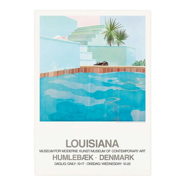 David Hockney Pool and Steps Poster For Sale